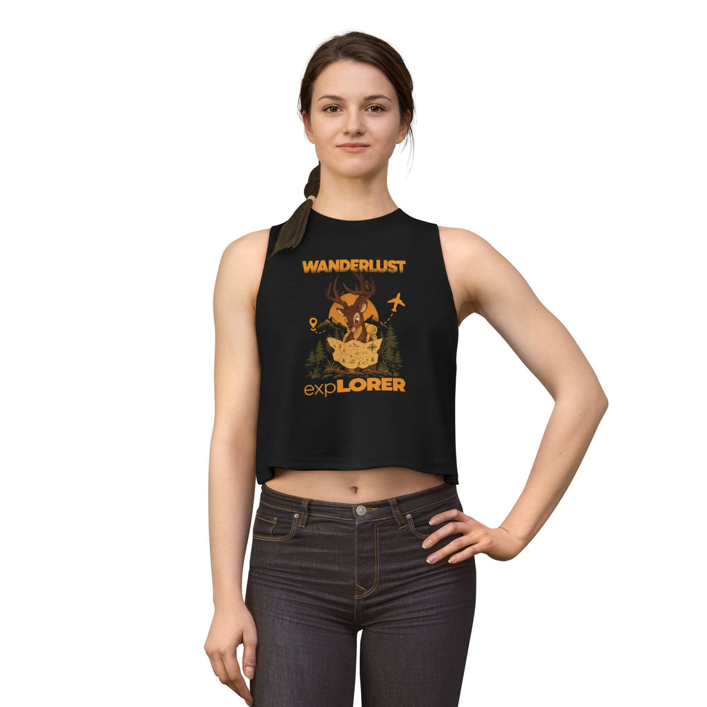 Wanderlust Explorer Women's Crop Top