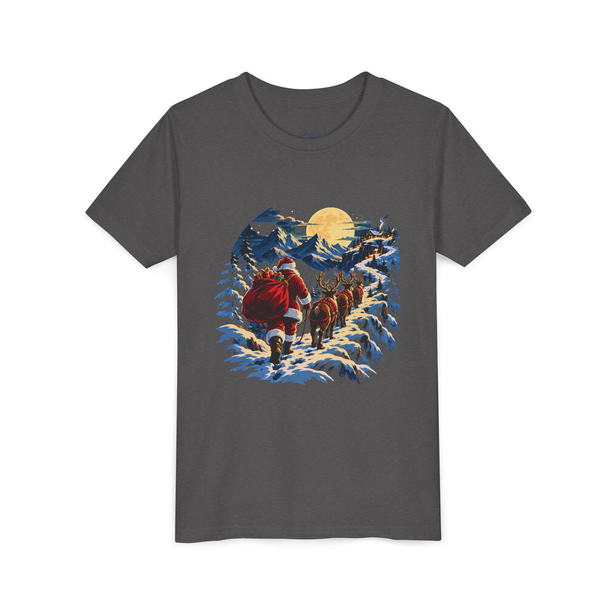 Youth Mountain Horseback Riding Adventure T-Shirt Christmas Special
