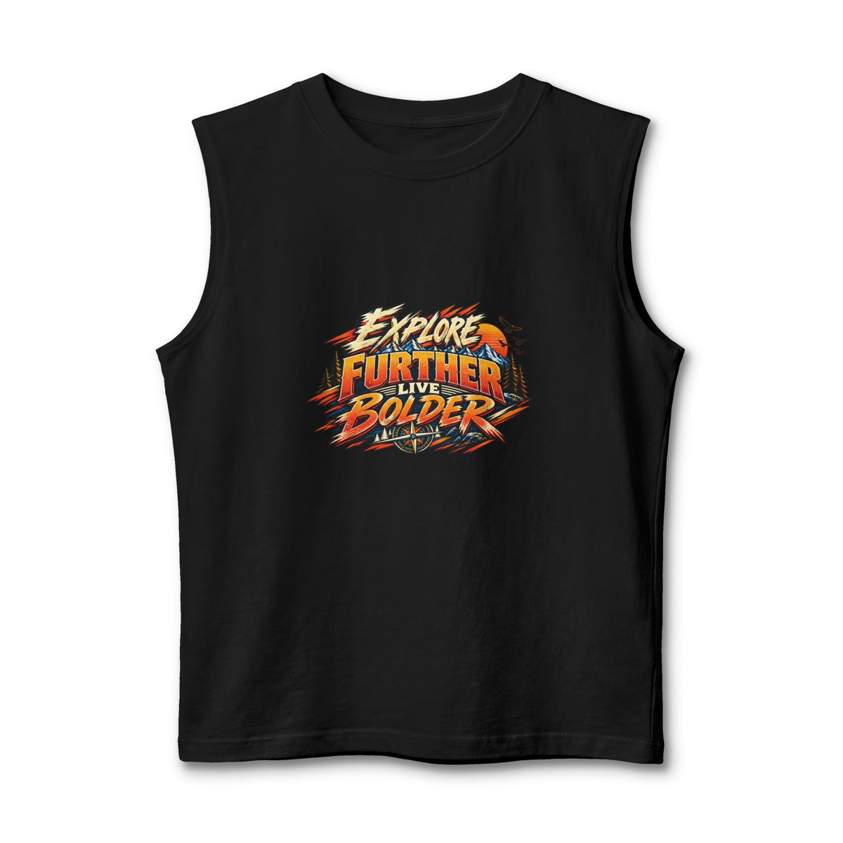 Explore Further, Bolder Graphic Muscle Tank
