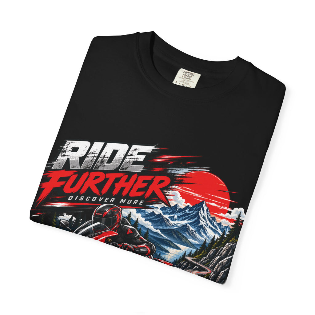 Ride Further Motorcycle Adventure T-Shirt