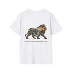 Lion Wildlife Graphic T-Shirt – “If Ever You Feel Like an Animal Among Men, Be a Lion”