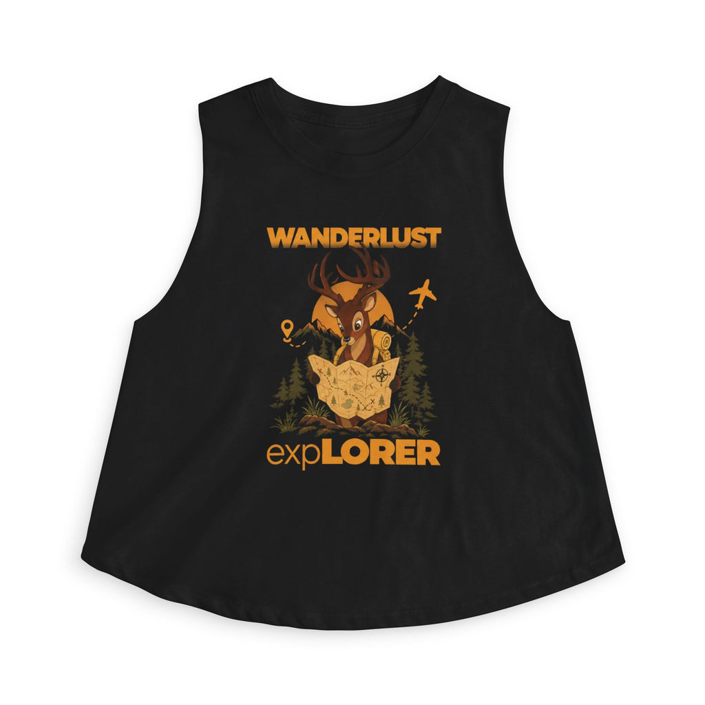 Wanderlust Explorer Women's Crop Top