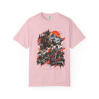 Samurai Warrior Mountain Sunset Graphic T-Shirt
