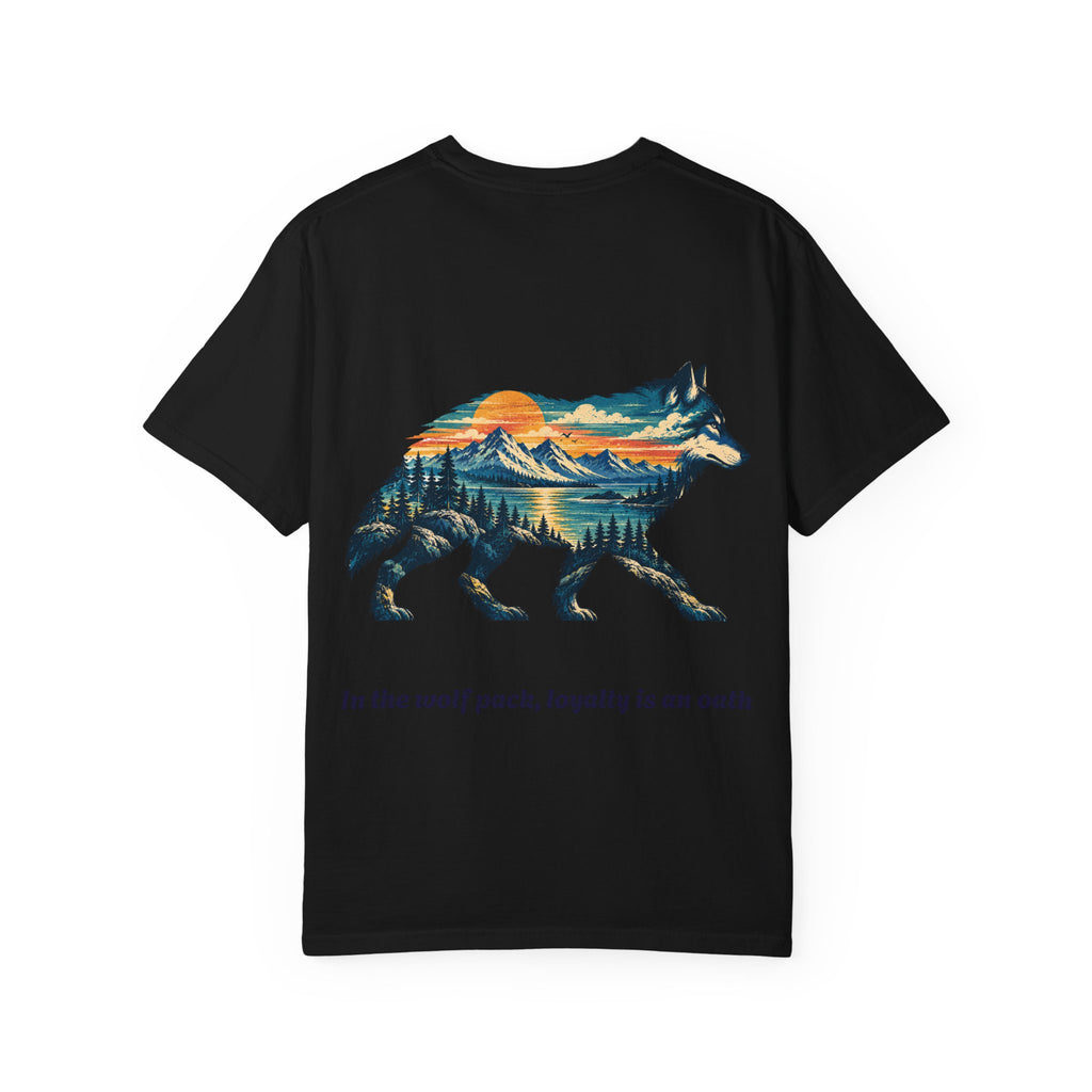 In the Wolf Pack, Loyalty Is Our Oath Mountain Wolf T-Shirt