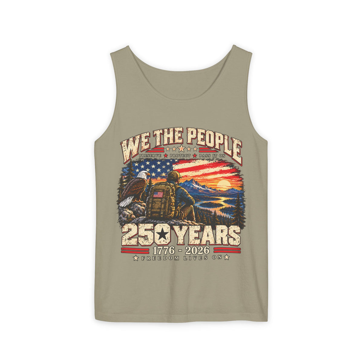 We the People 250 Years American Independence Tank Top