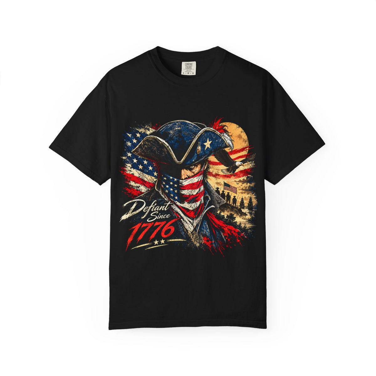 1776 American Revolution Patriotic Graphic T-Shirt