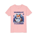 Youth Tee — Wanderlust Explorer Fox Map Travel Shirt