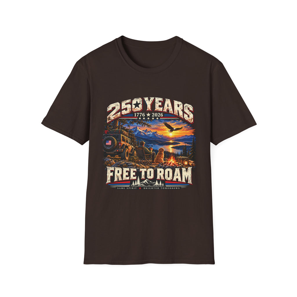 25 Years Free to Roam Adventure T-Shirt