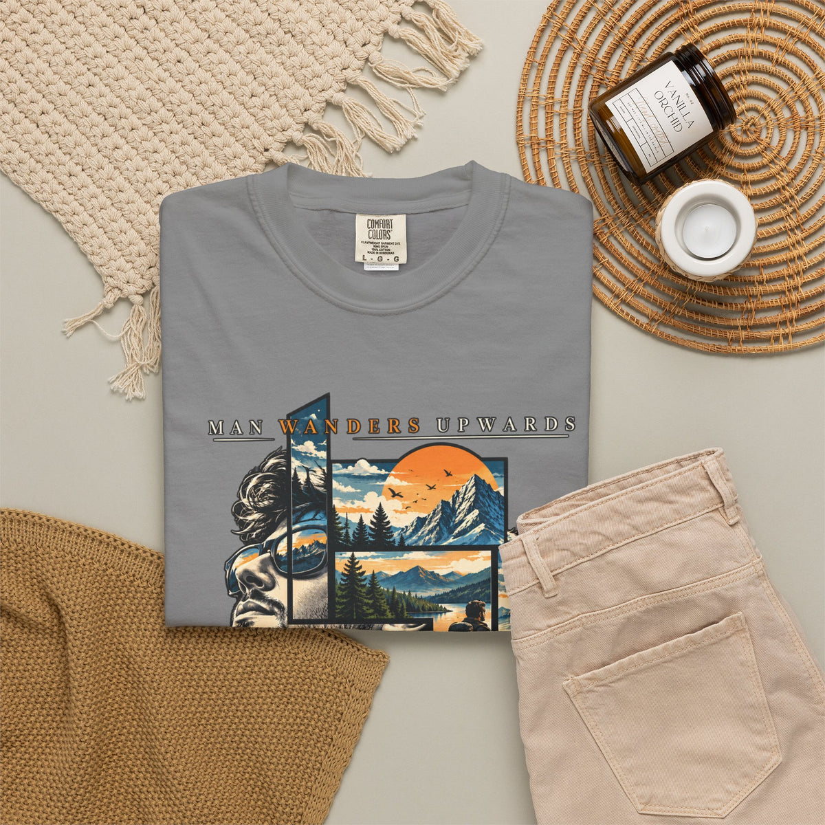 Mountain Adventure Collage T-Shirt