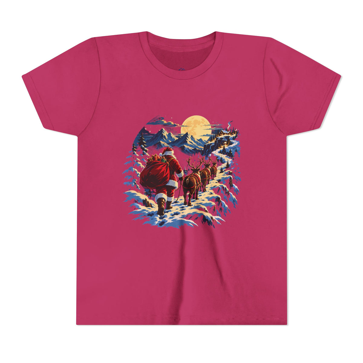 Youth Mountain Horseback Riding Adventure T-Shirt Christmas Special