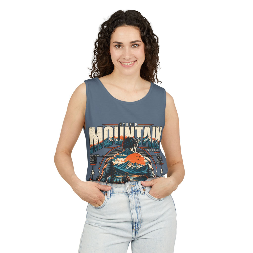 Mountain Bear Graphic Tank Top