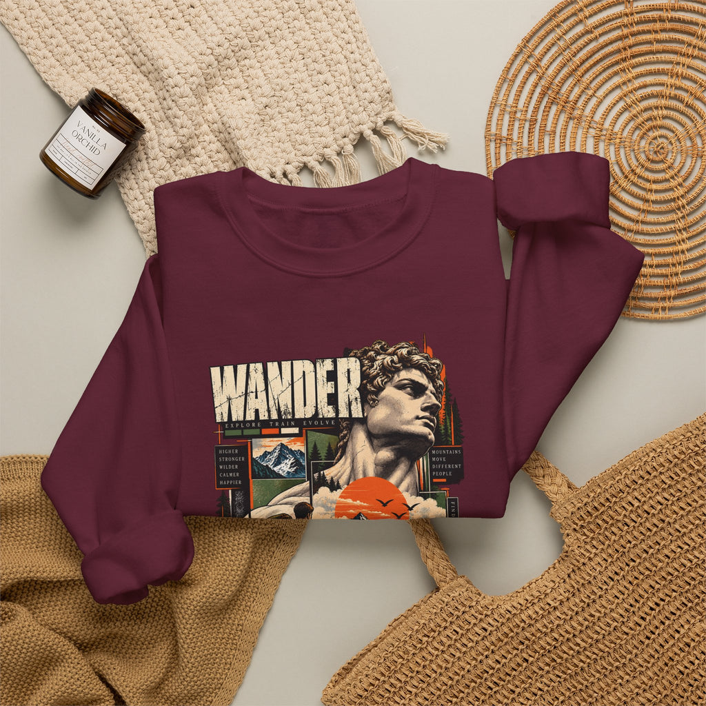 Wander Mountain Adventure Crewneck Sweatshirt