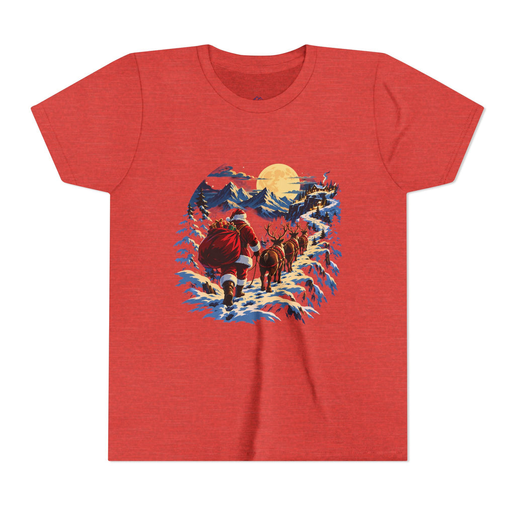 Youth Mountain Horseback Riding Adventure T-Shirt Christmas Special