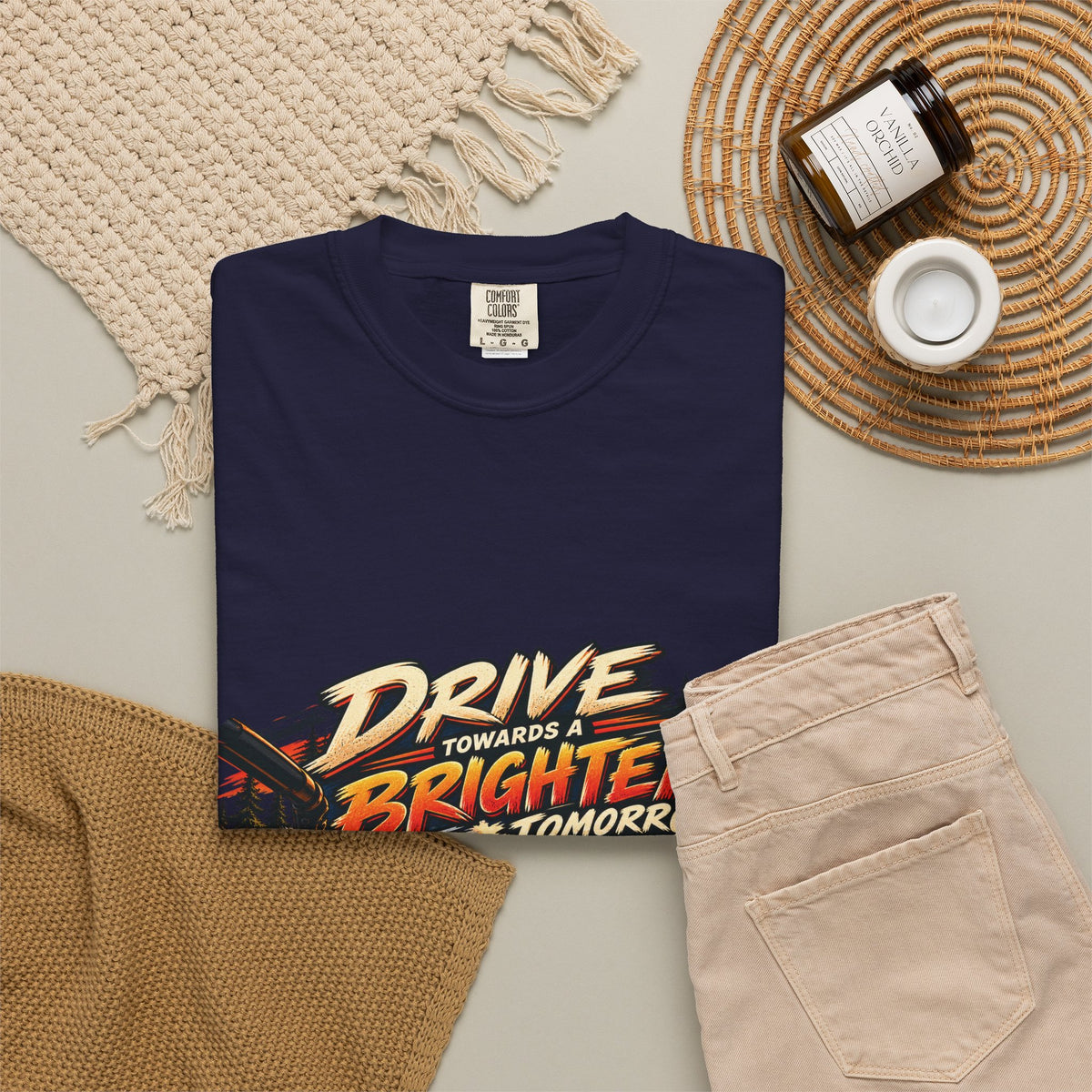 Drive Towards a Brighter Tomorrow Road Trip T-Shirt