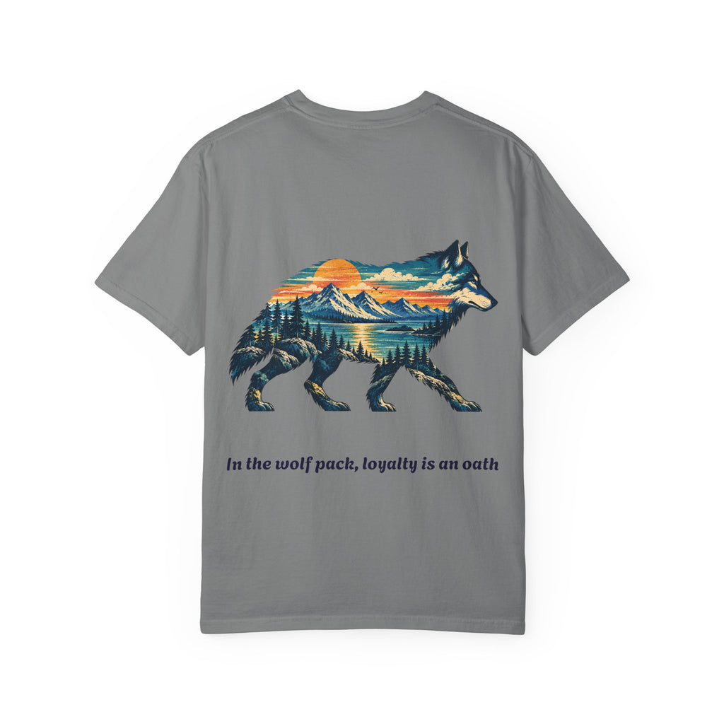 In the Wolf Pack, Loyalty Is Our Oath Mountain Wolf T-Shirt