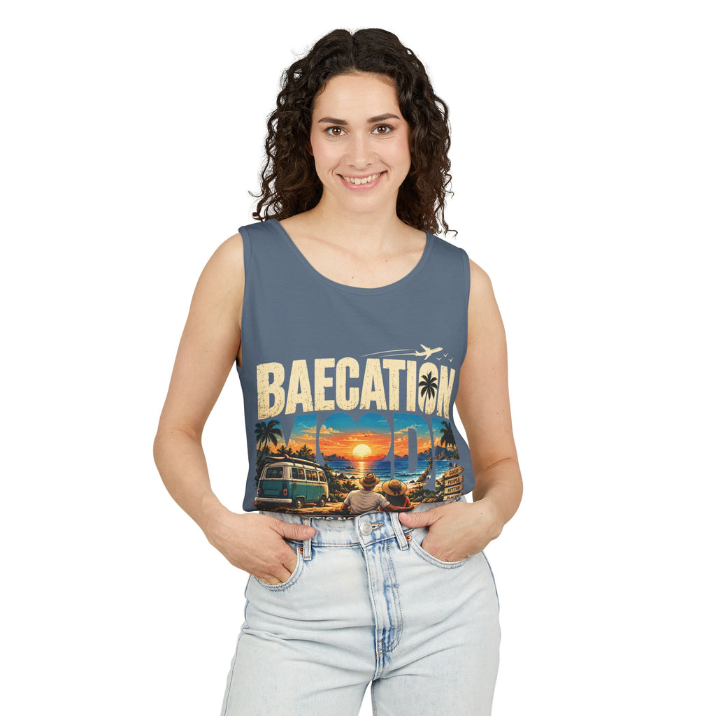 Baecation “It’s the Journey” Tropical Vacation Tank Top