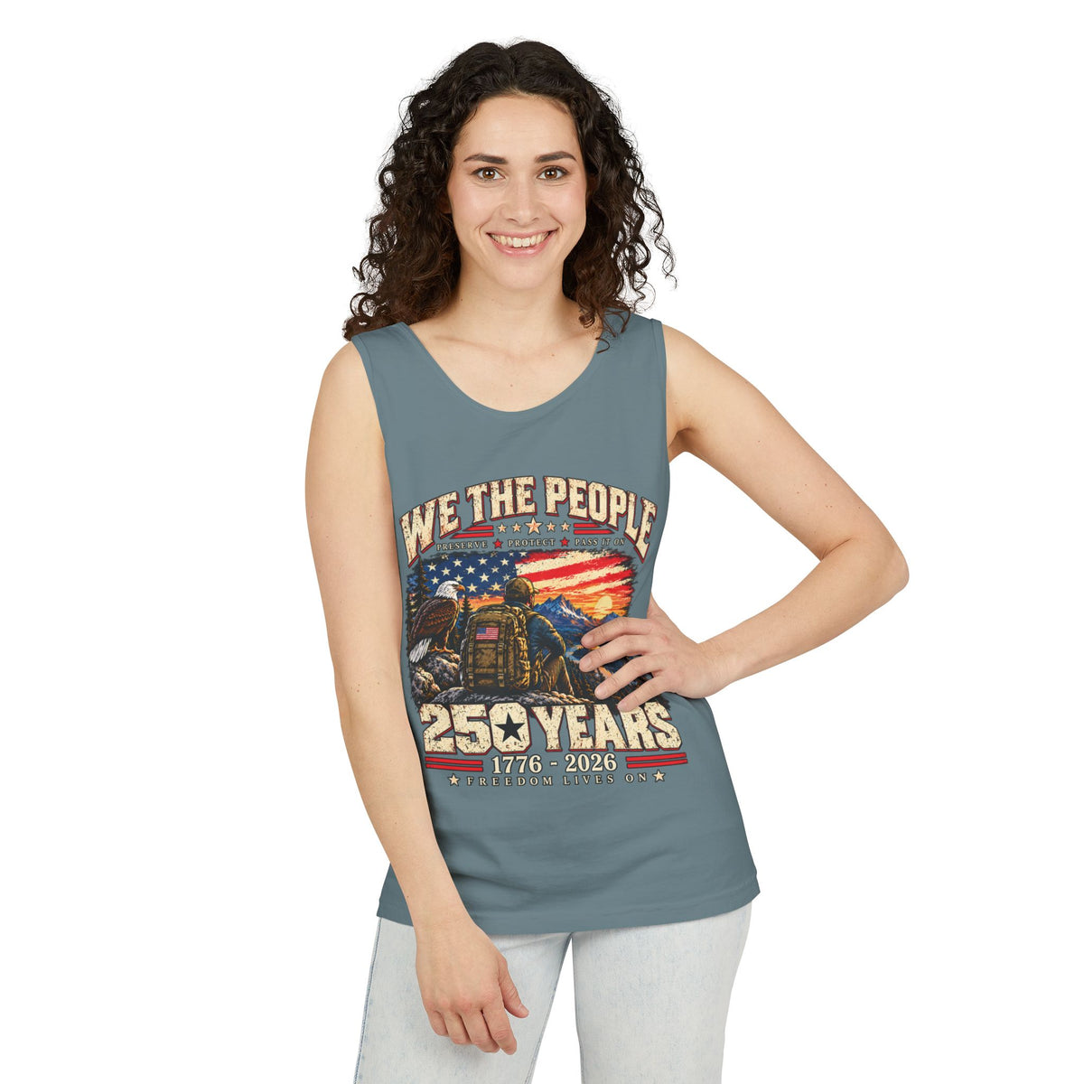 We the People 250 Years American Independence Tank Top