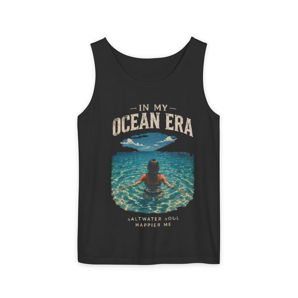 Ocean Era Tank Top — "In My Ocean Era" Beach Vibes Swim Graphic Tank