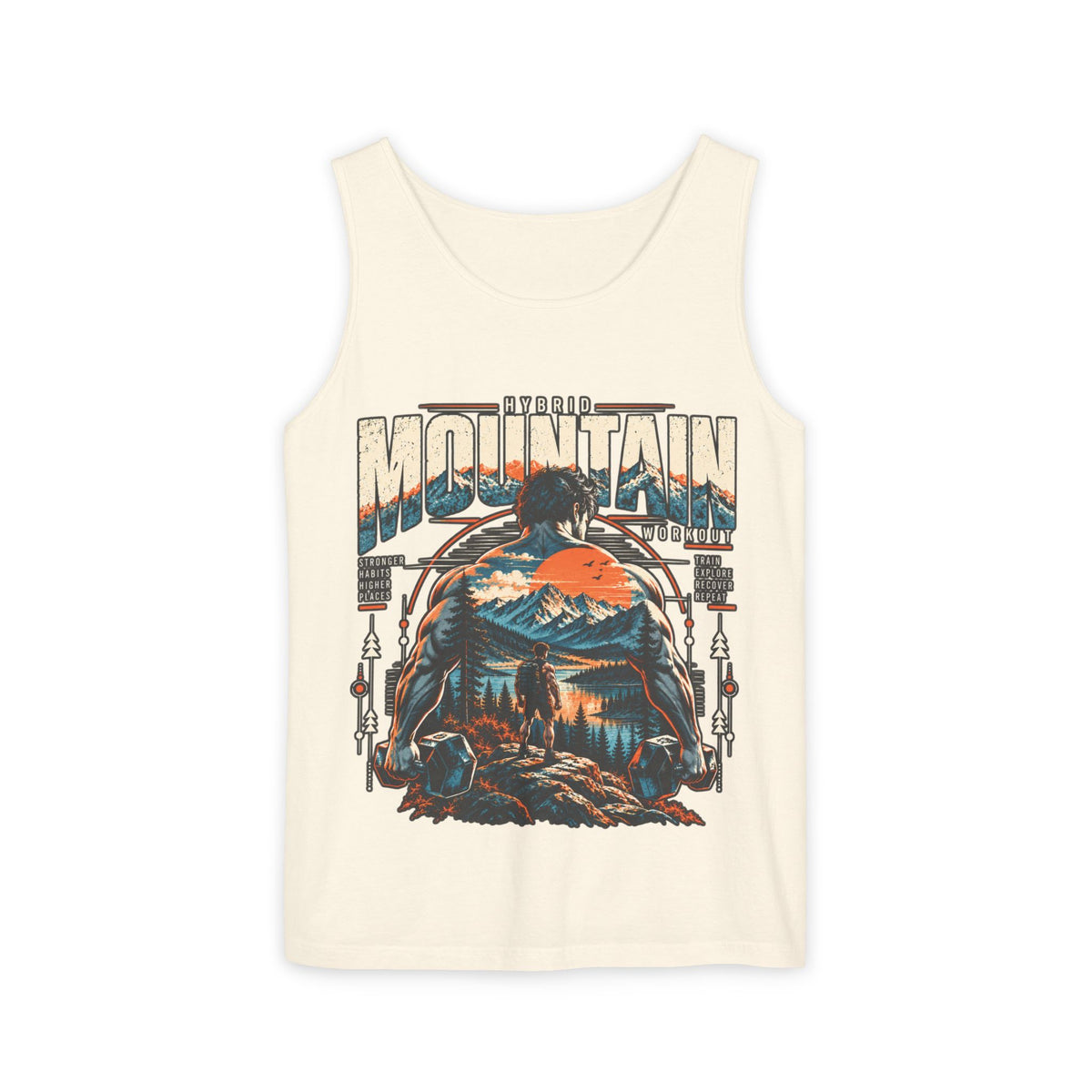 Mountain Bear Graphic Tank Top