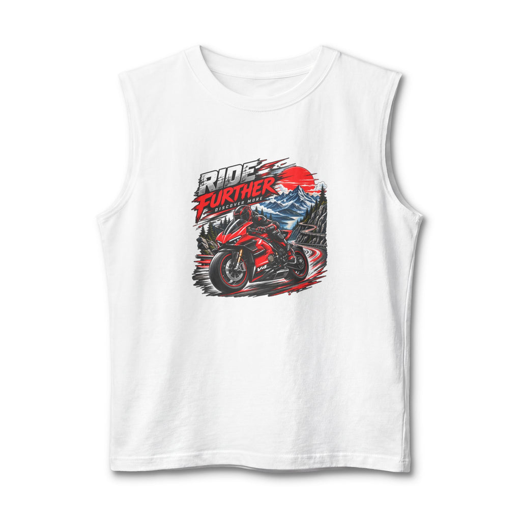 Ride Further Motorcycle Muscle Tank