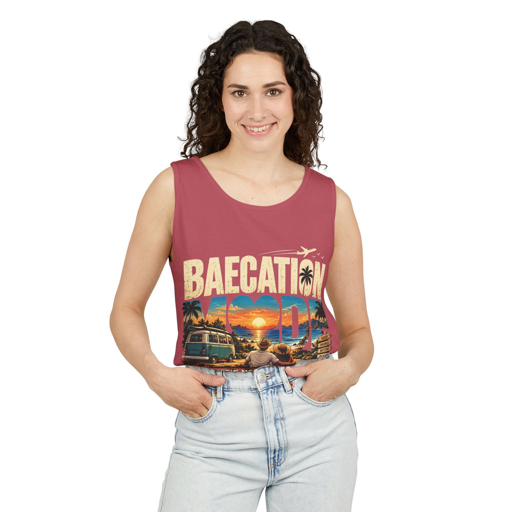 Baecation “It’s the Journey” Tropical Vacation Tank Top