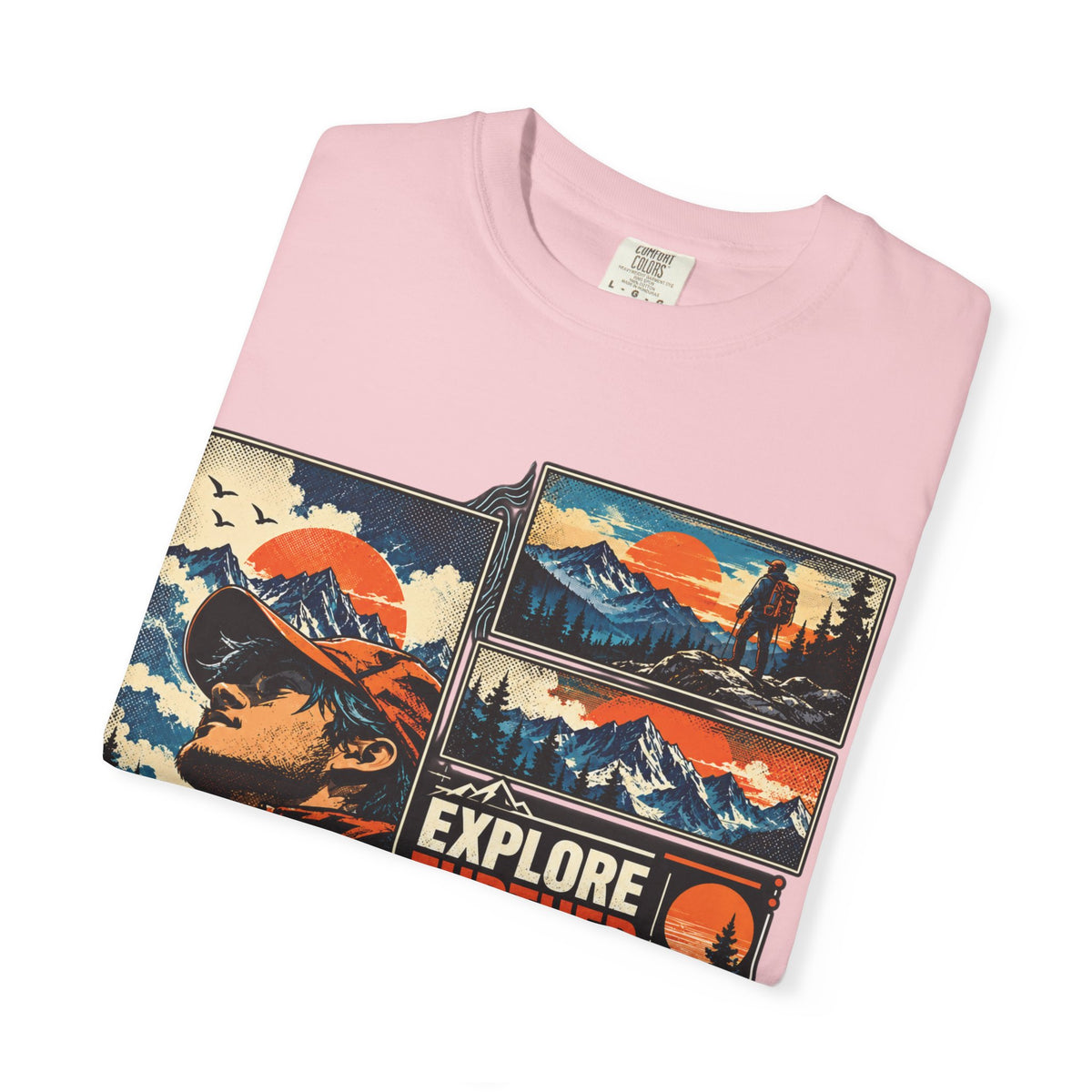 Explore Further Live Deeper Adventure Graphic T-Shirt
