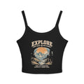 Women's Explore Mountain Adventure Spaghetti Strap Tank Top