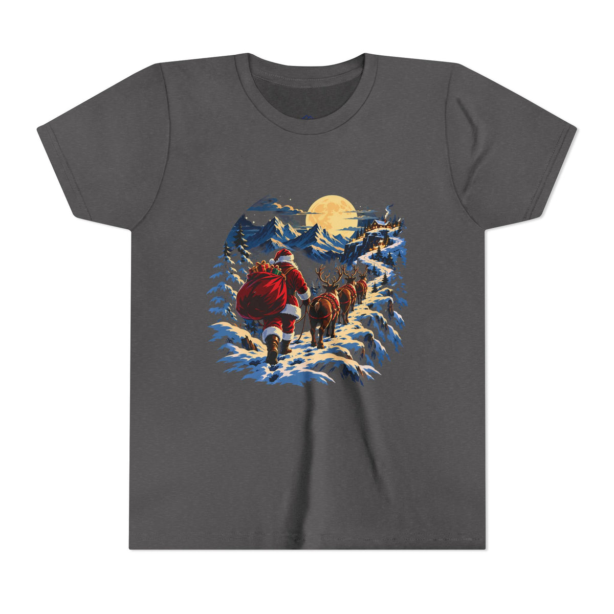 Youth Mountain Horseback Riding Adventure T-Shirt Christmas Special