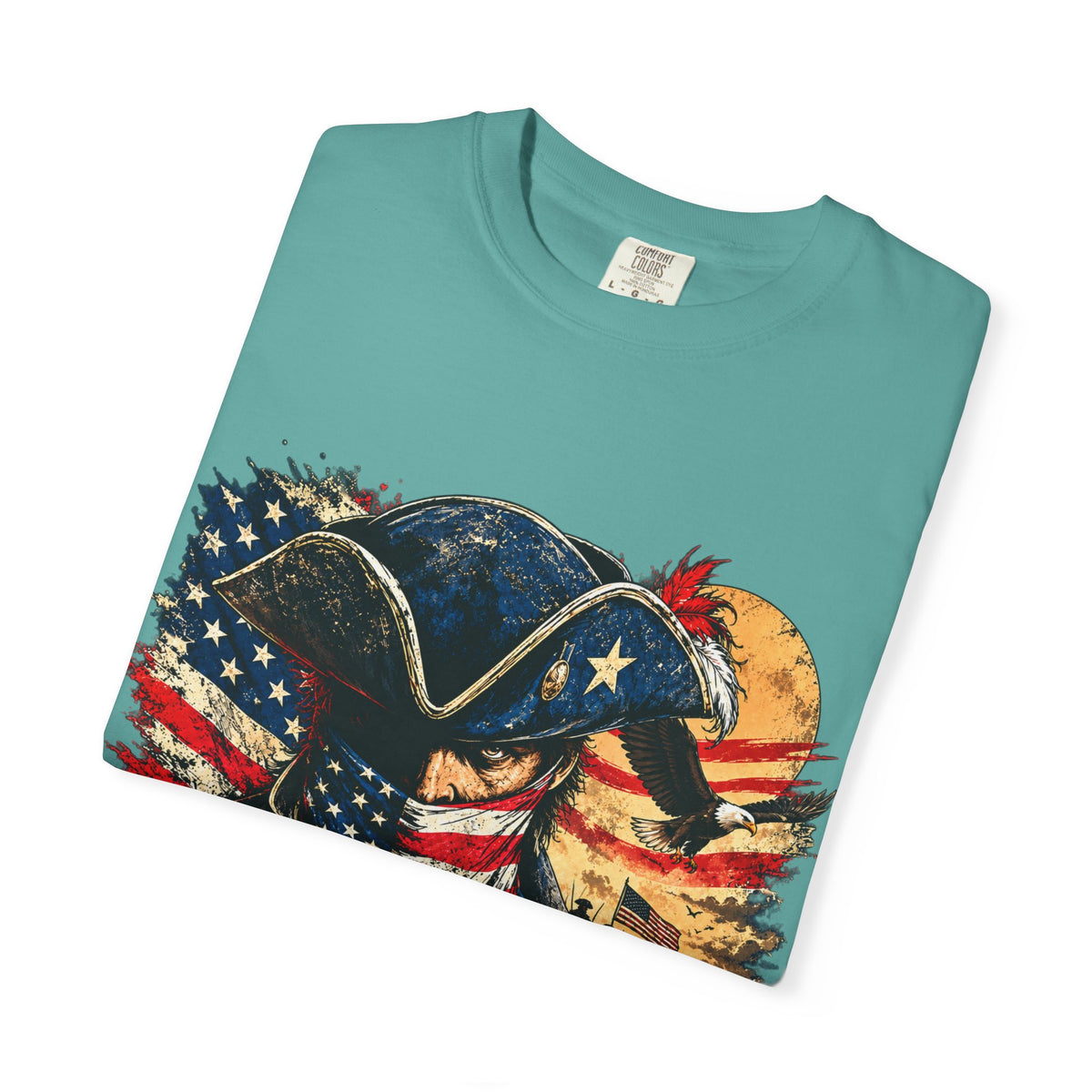 1776 American Revolution Patriotic Graphic T-Shirt