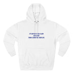 Lion Graphic Hoodie – “It’s Better to Be a Lion” Inspirational Pullover
