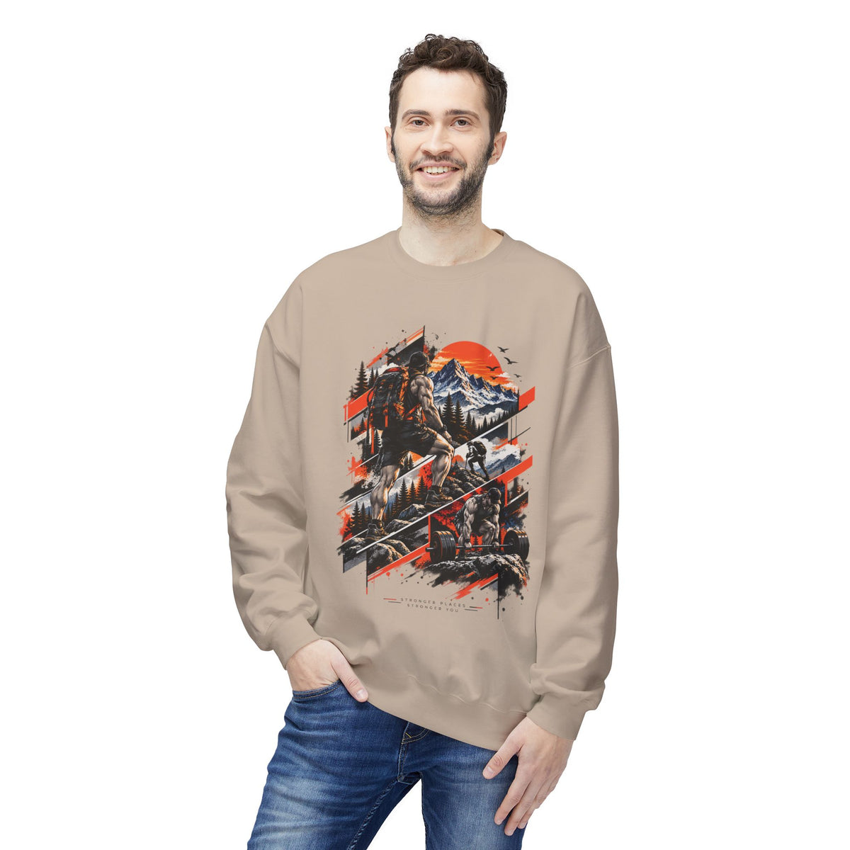 Mountain Adventure Graphic Sweatshirt