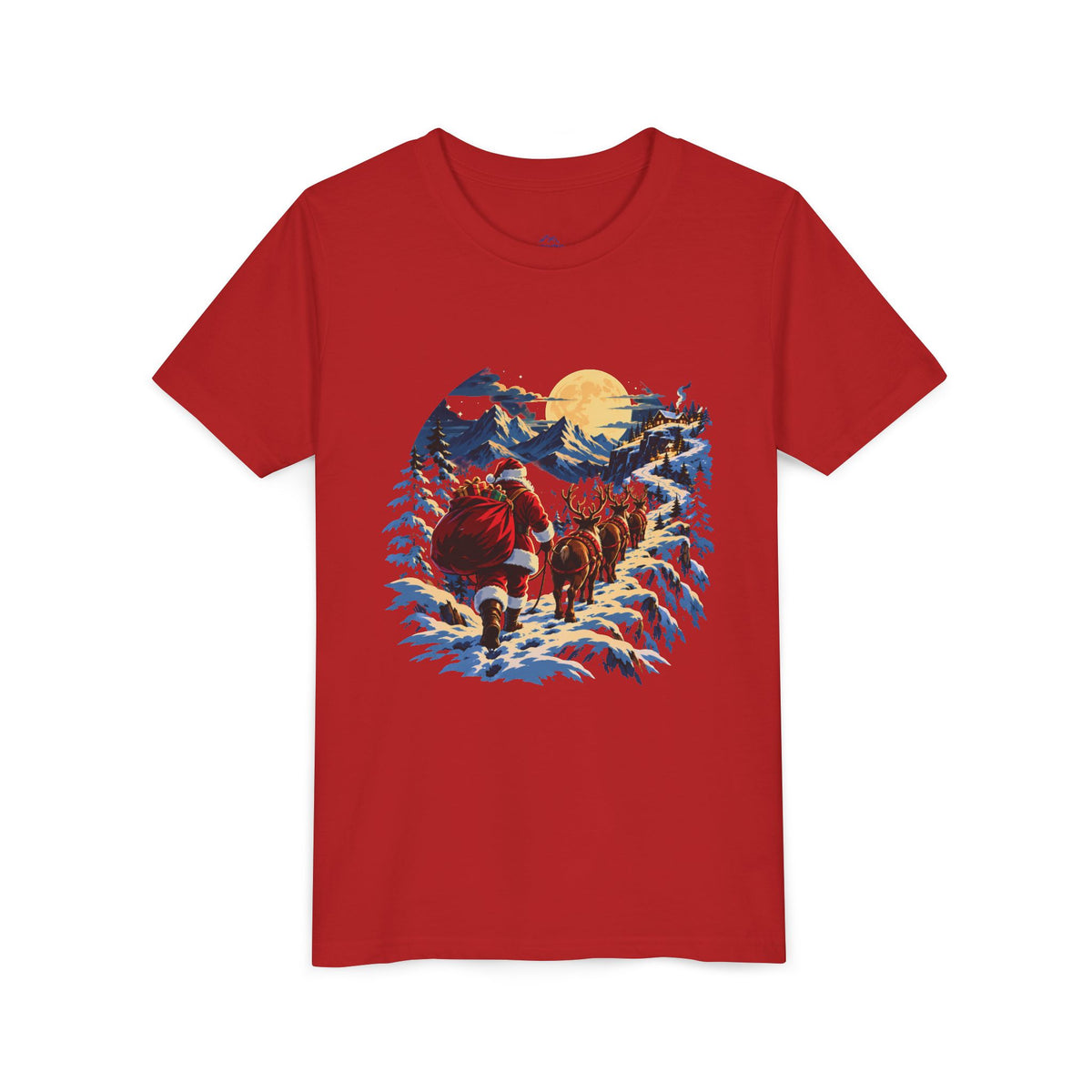 Youth Mountain Horseback Riding Adventure T-Shirt Christmas Special