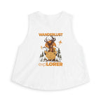 Women's Wanderlust Explorer Crop Top