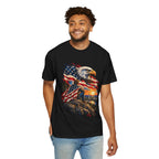 Patriotic Bald Eagle American Flag T-Shirt