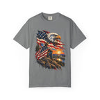 Patriotic Bald Eagle American Flag T-Shirt