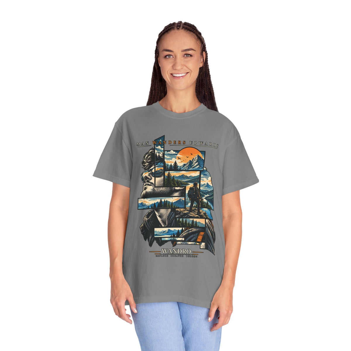 Mountain Adventure Collage T-Shirt