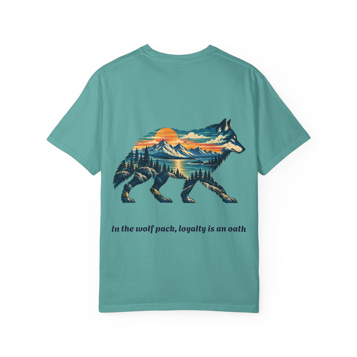 In the Wolf Pack, Loyalty Is Our Oath Mountain Wolf T-Shirt