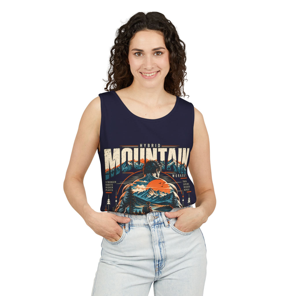 Mountain Bear Graphic Tank Top