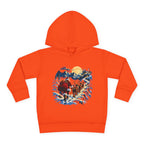Toddler Hoodie - Santa Sleigh Winter Scene Pullover Christmas Special