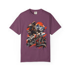 Samurai Warrior Mountain Sunset Graphic T-Shirt
