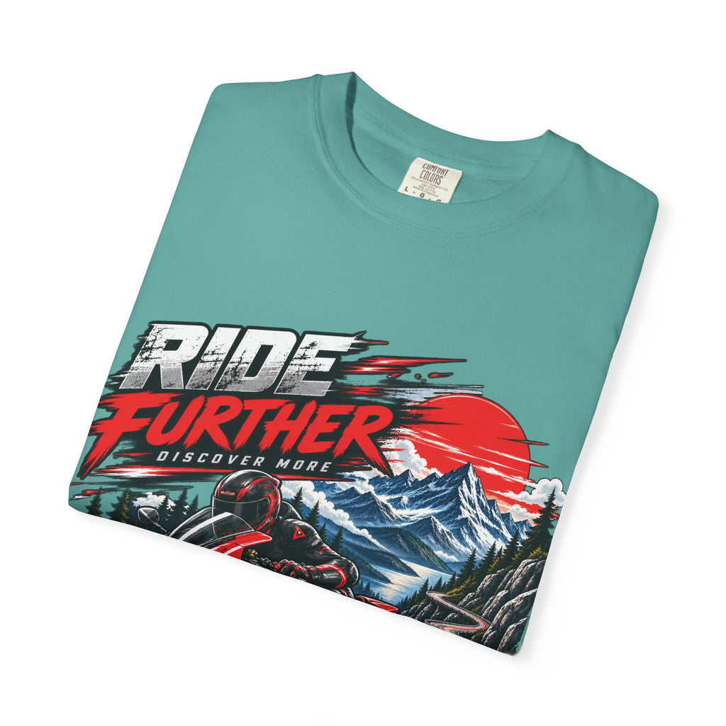Ride Further Motorcycle Adventure T-Shirt