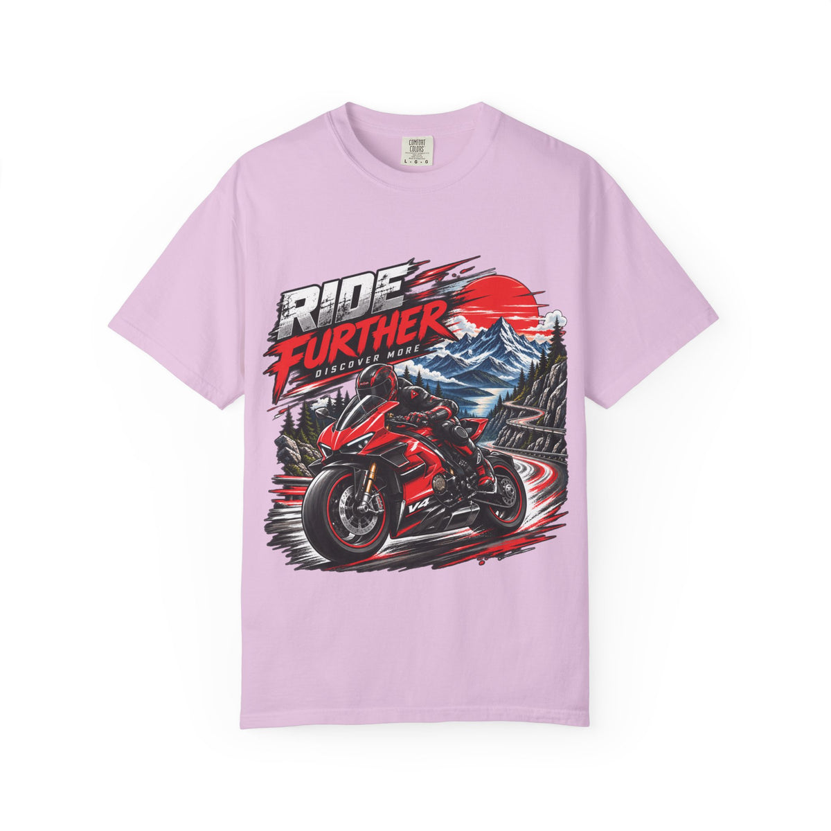 Ride Further Motorcycle Adventure T-Shirt