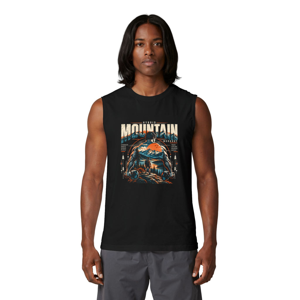 Mountain Adventure Graphic Muscle Tank