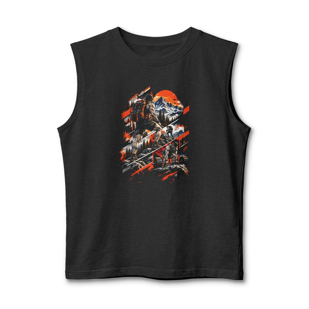 Mountain Adventure Graphic Muscle Tank