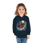 Toddler Hoodie - Santa Sleigh Winter Scene Pullover Christmas Special