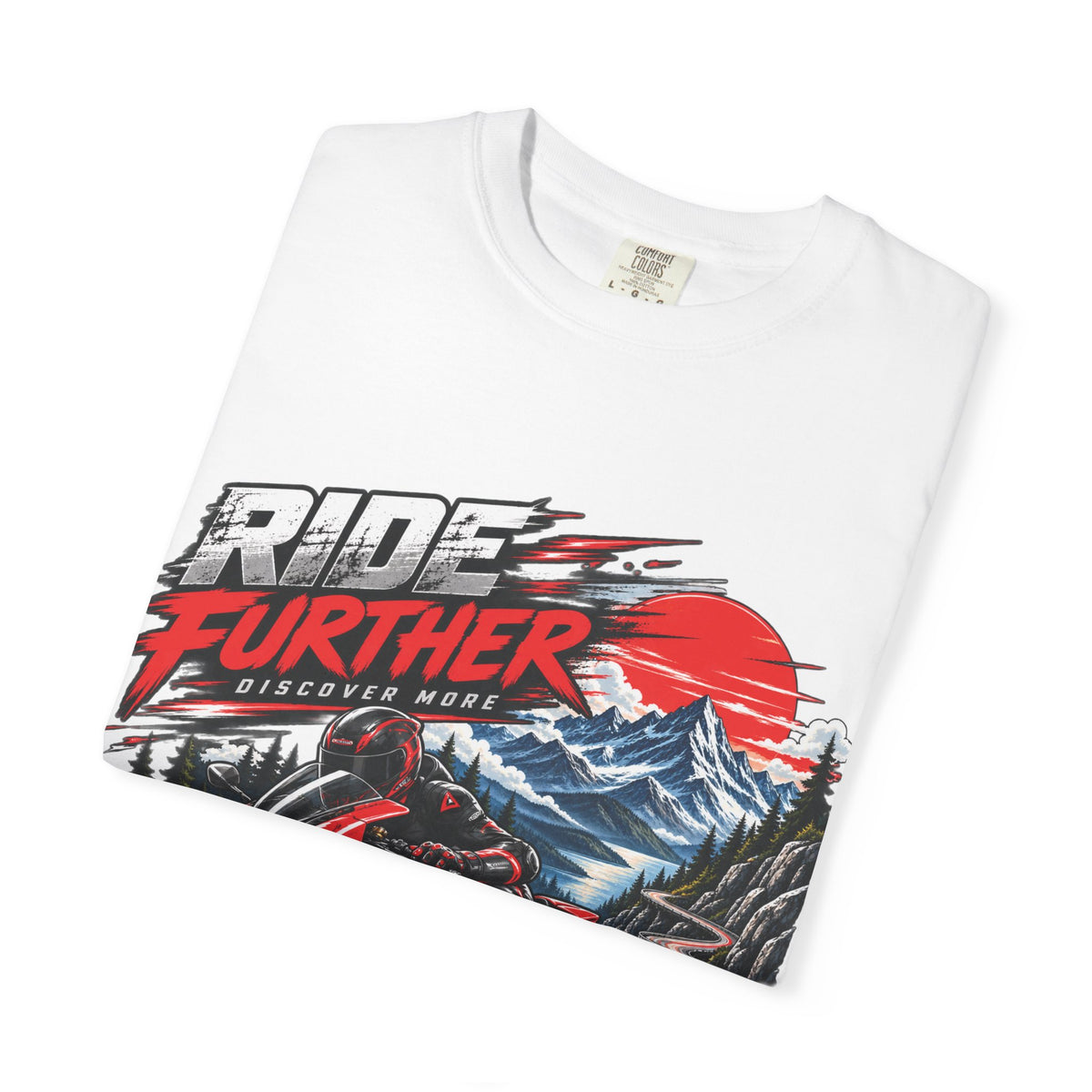 Ride Further Motorcycle Adventure T-Shirt