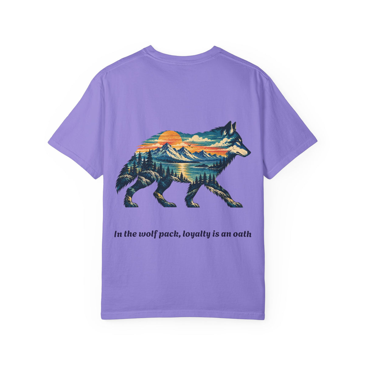 In the Wolf Pack, Loyalty Is Our Oath Mountain Wolf T-Shirt