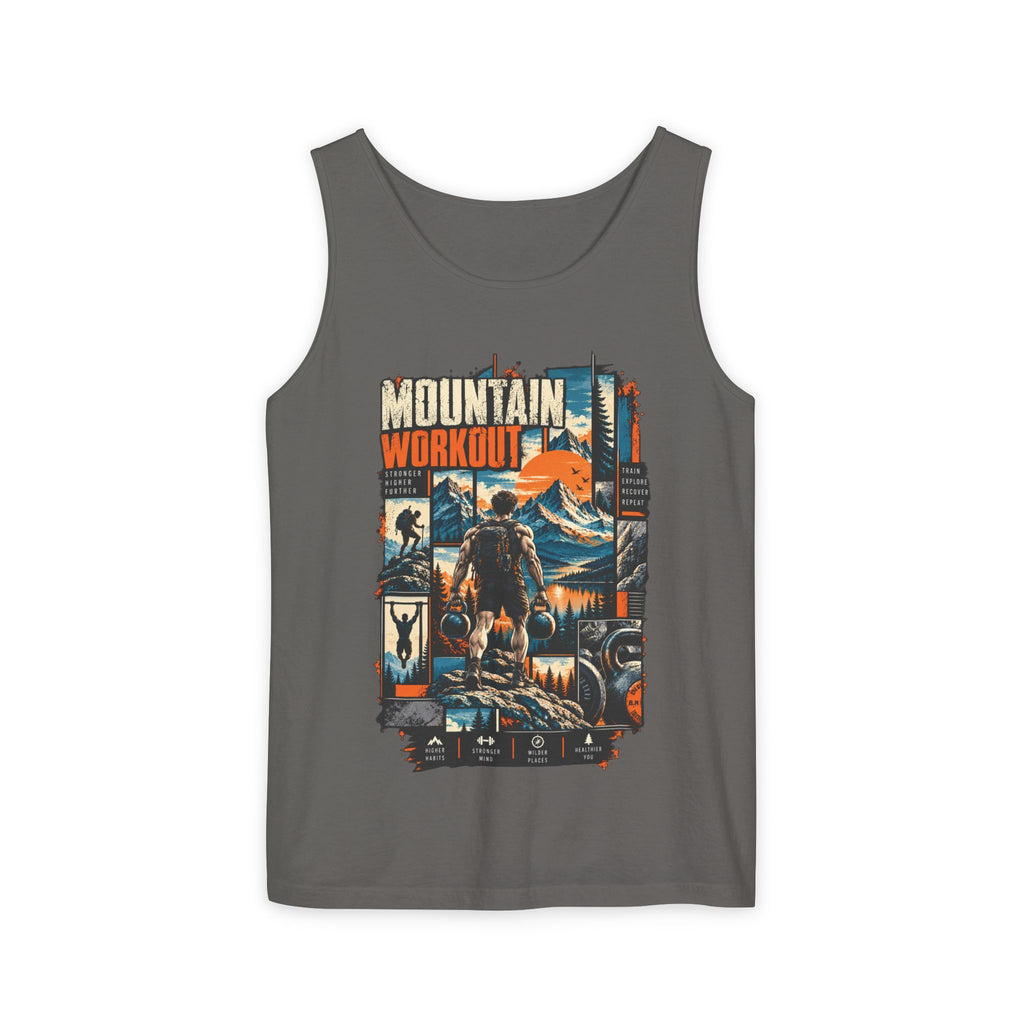 Mountain Workout Graphic Tank Top