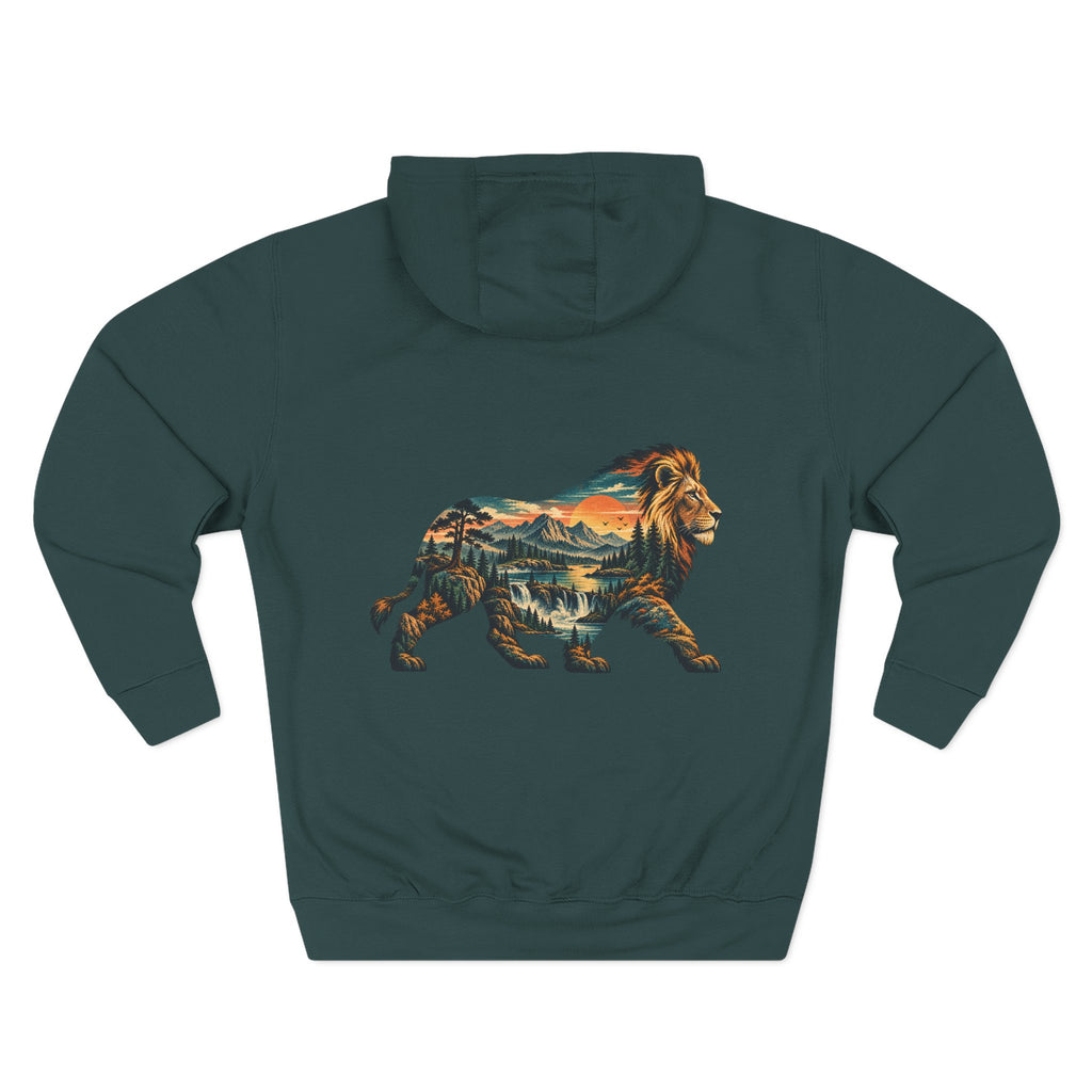 Lion Graphic Hoodie – “It’s Better to Be a Lion” Inspirational Pullover