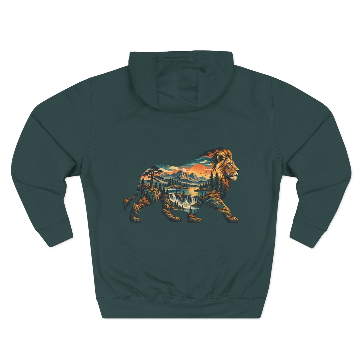 Lion Graphic Hoodie – “It’s Better to Be a Lion” Inspirational Pullover